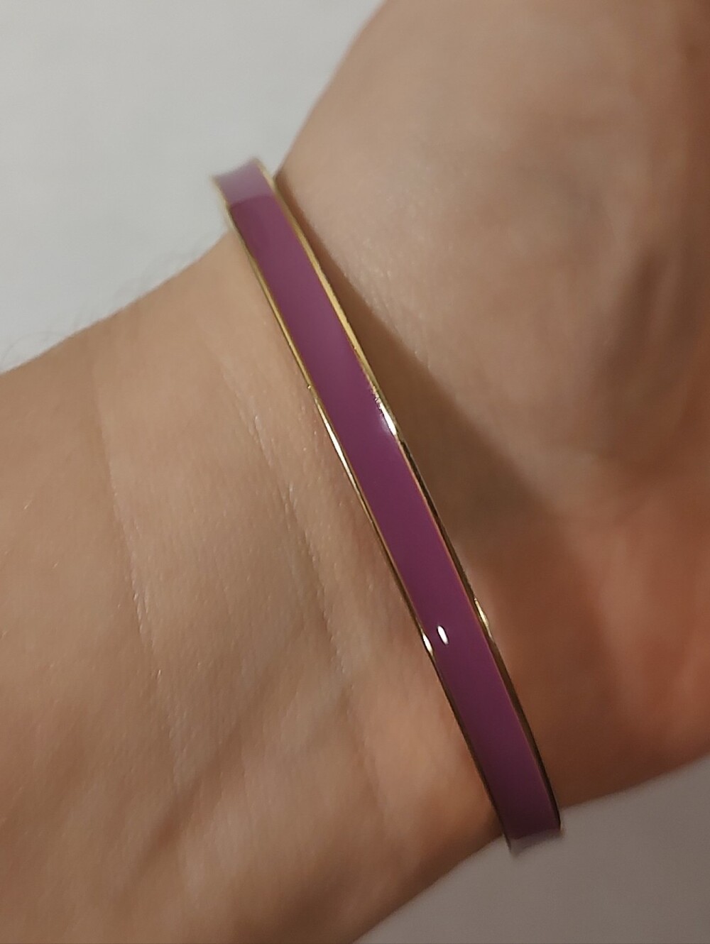 Kate Spade Purple Idiom Bangle